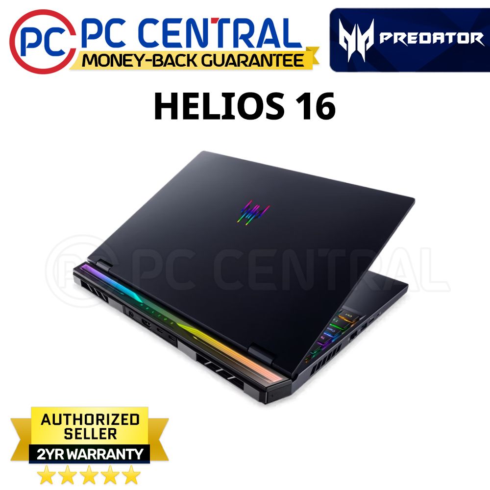 Acer Predator Helios 16 PH16-72-73KK | 16inch WQXGA 240Hz | Intel Core i7-14700HX | 16GB RAM | 512GB SSD | NVIDIA GF RTX 4070 | WIN11 HOME | PC CENTRAL