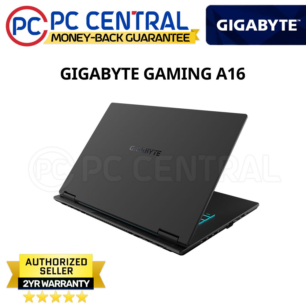 Gigabyte GAMING A16 CTHI3PH893SH |16" WUXGA 165Hz | Intel Core i7-13620H | 16GB DDR5 | 512GB SSD | RTX5050 8GB | Win11 Home | PC Centrall