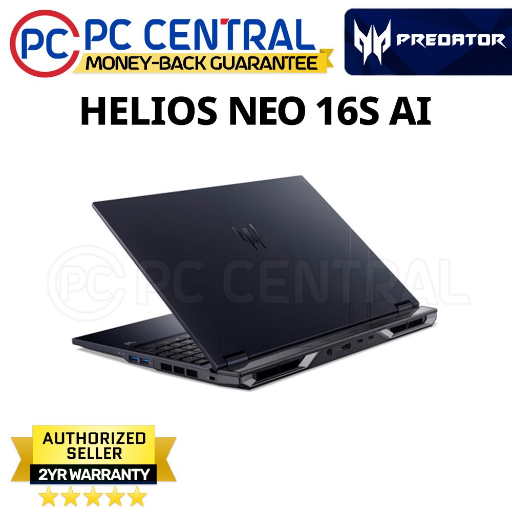 ACER HELIOS NEO SLIM 16S AI PHN16S-71-72WE | 16" 240HZ | Ultra 7 255HX | 512GB SSD /16GB RAM /RTX 5060 8GB | WINDOWSS 11 HOME | PC CENTRAL