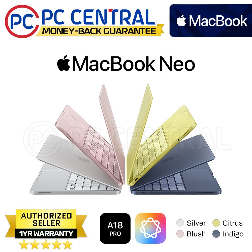 Apple MacBook Neo | Apple A18 Pro Chip | 13" Retina IPS Display | 8GB  Unified Memory |Touch ID | PC Central