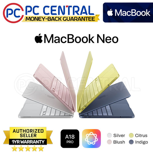 Apple MacBook Neo | Apple A18 Pro Chip | 13" Retina IPS Display | 8GB  Unified Memory |Touch ID | PC Central