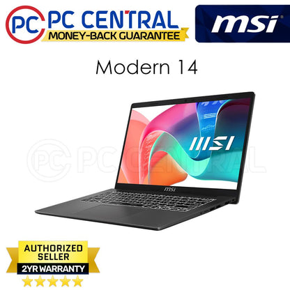 MSI Modern 14 F13MG-243PH | 14in FHD IPS | Intel Core i5 1334U | 16GB DDR4 | 512 GB SSD | Intel Xe Graphics | Win11 | PC Central