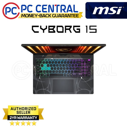 MSI CYBORG 15 B13WFKG-642PH | 15.6" | Intel Core i5 | 16GB RAM | 1TB SSD | RTX 5060 | WIN 11 HOME | PC CENTRAL