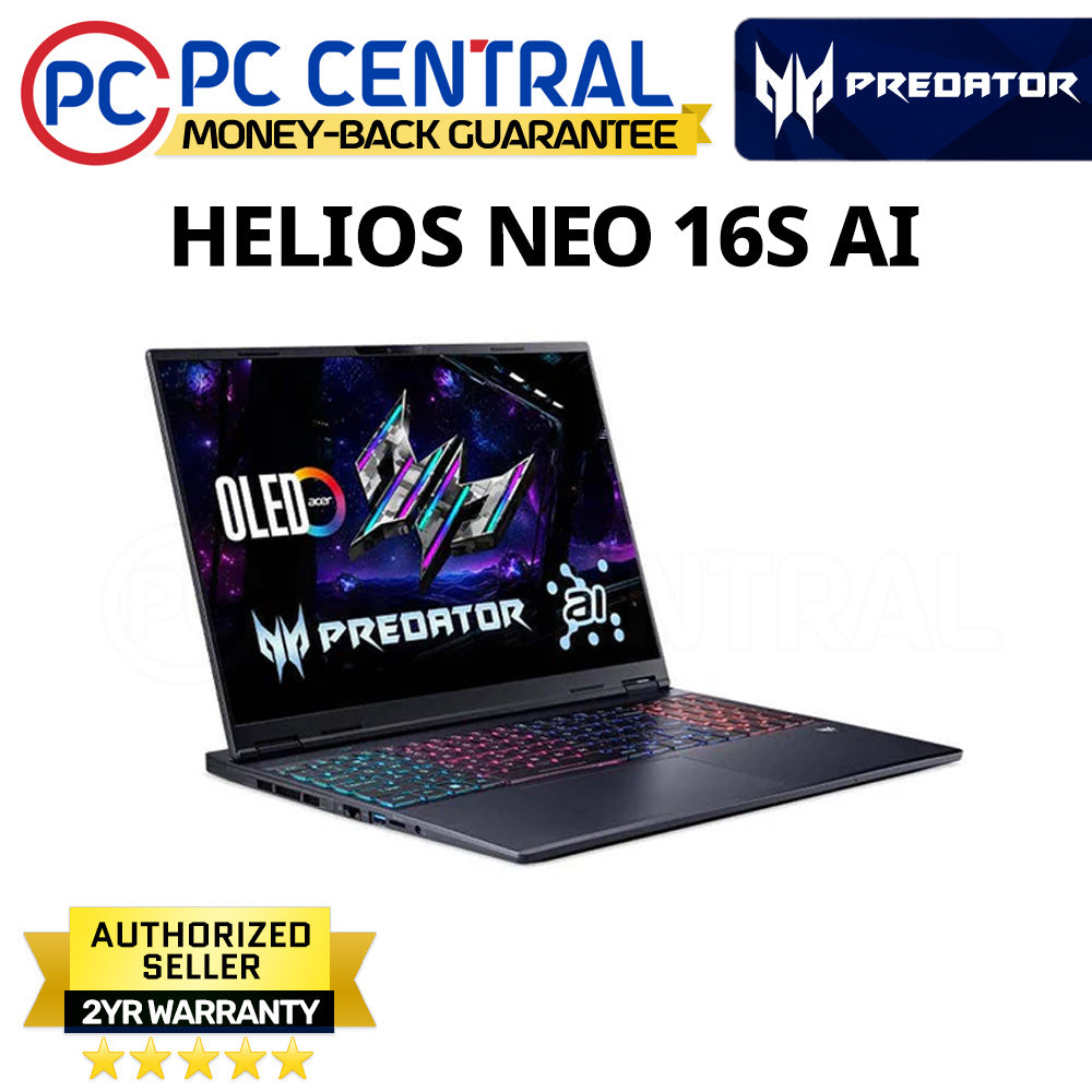 Acer Predator Helios Neo Slim PHN16S-71-57XQ 16in WQXGA | Intel Core Ultra 5 | 16GB RAM | 512GB SSD | GeForce RTX5050 8GB | Win11