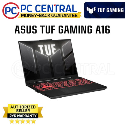 Asus TUF Gaming A16 FA607NUG-RL118WSM | 16" 44Hz | Ryzen 7 7445HS | 16GB RAM | 512GB SSD | RTX 4050 6GB | WIN 11 HOME | PC Central