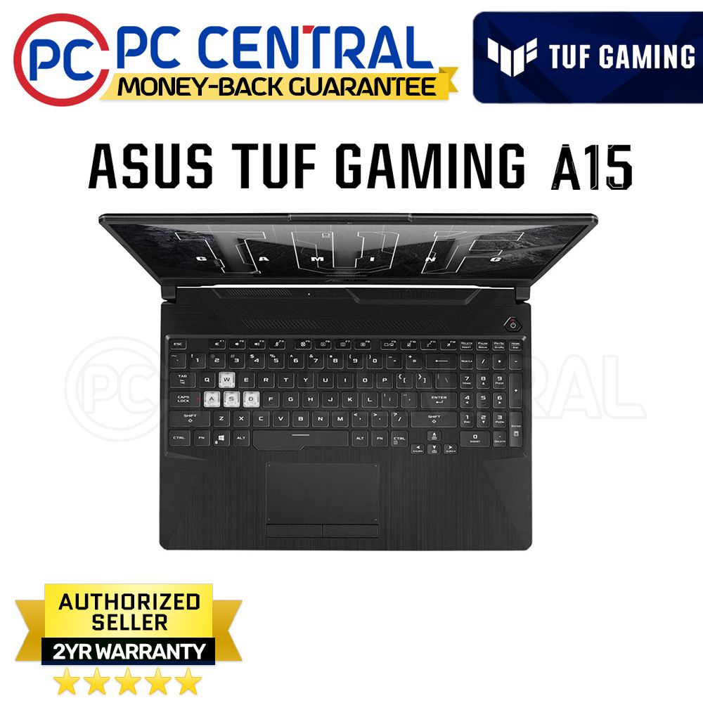 Asus TUF Gaming A15 FA506NCQ-HN012W |15.6In FHD 144Hz | AMD Ryzen 7 170 | 8GB RAM | 512GB SSD | RTX3050 4GB | Win11 | PC Central