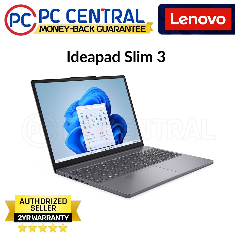 Lenovo Ideapad Slim 3 15IRH10  (83K1001PPH) | Intel Core i5-13420H | 15.6" 1920x1080 | 16GB DDR5 RAM | 512GB NVMe SSD | Win 11 (PC CENTRAL)