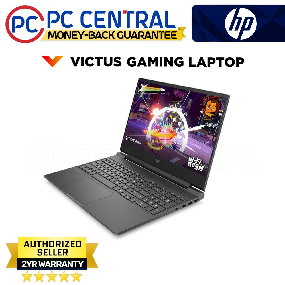 HP Victus Gaming 15-fa2401TX | 15.6in FHD IPS 144Hz | Intel Core i5-13420H | 16GB DDR5 | 512GB SSD | RTX 5050 8GB | Win 11 Home | PC Central