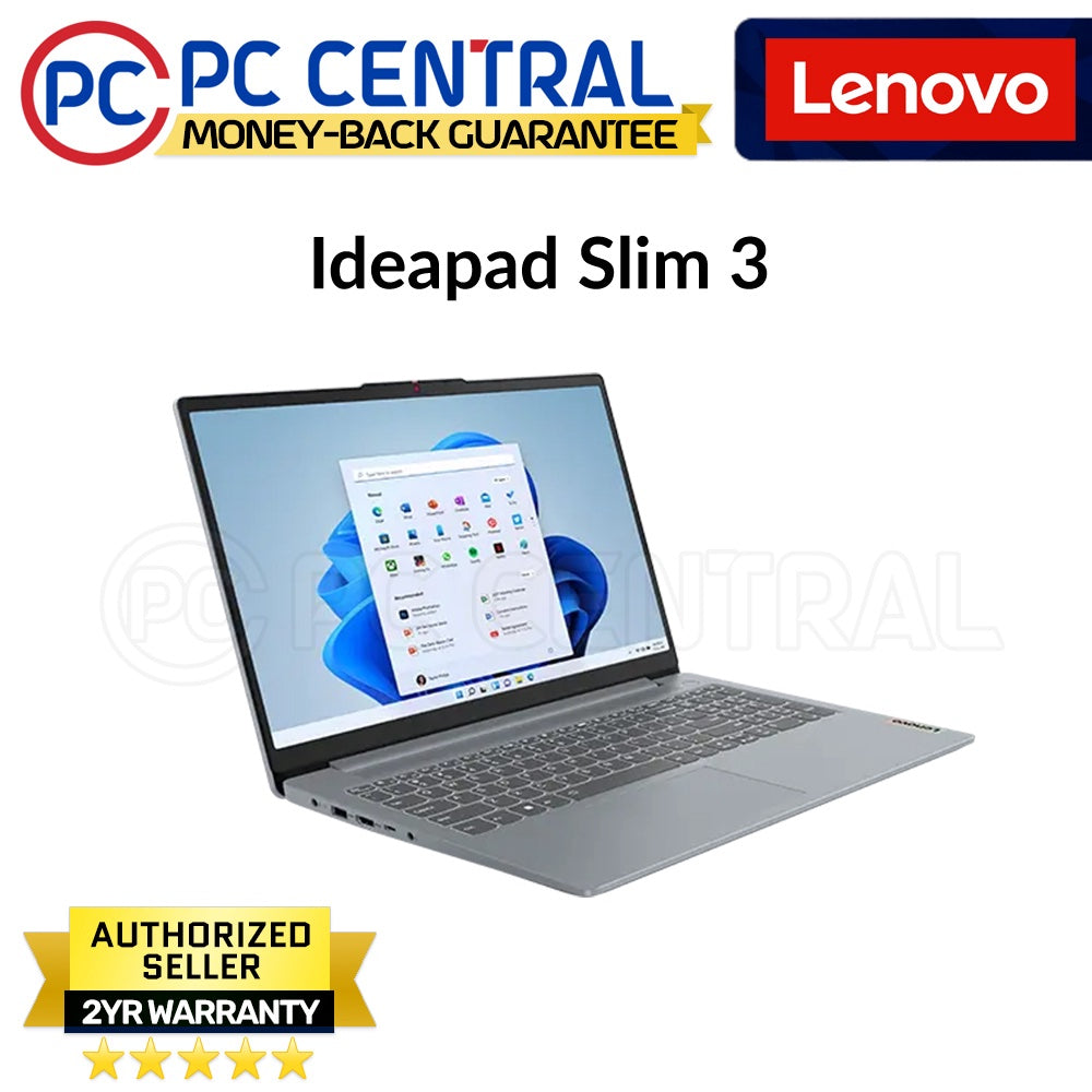 Lenovo Ideapad Slim 3 15ABR8 82XM011NPH | 15.6" | AMD Ryzen 7 | 16GB RAM | 512GB SSD | AMD Radeon | Win 11 Home | PC Central