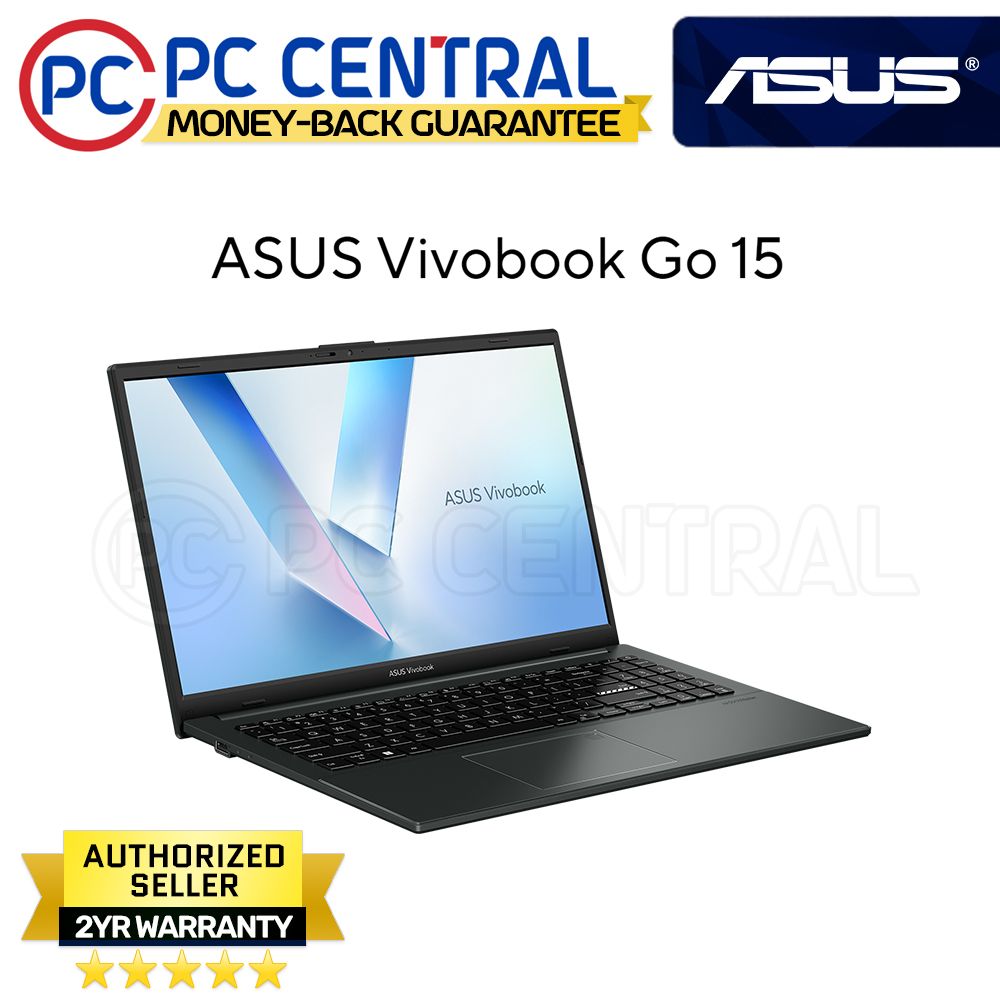 ASUS VIVOBOOK GO 15 E1504FA-BQ2324W | RYZEN 3 7320U | 15.6" FHD | 8GB | 512GB SSD | WIN 11 HOME | PC CENTRAL