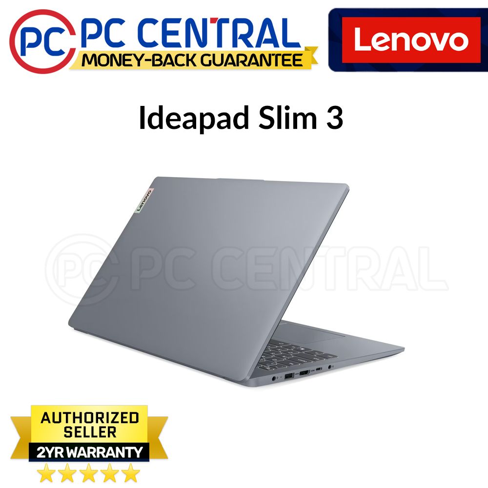 Lenovo IdeaPad Slim 3 15AMN8 82XQ00P0PH | 15.6inch FHD | 8GB RAM | 512GB SSD | AMD Radeon 610M Graphics | WIN11 home | PC Central