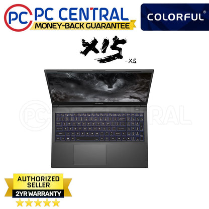 Colorful X15 XS 22 Laptop Intel Core i5-12450H 15.6" 1920x1080 144Hz 512GB SSD 16GB DDR4 RAM NVIDIA RTX 3050 4GB Windows 11 Home