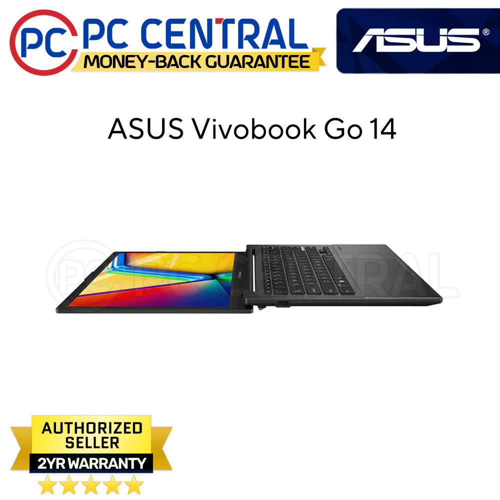 Asus Vivobook GO 14 E1404FA-NK611WSM | 14" FHD | Ryzen 5-7520U | 16GB LPDDR5 | 512GB SSD | WIN 11 HOME | PC CENTRAL