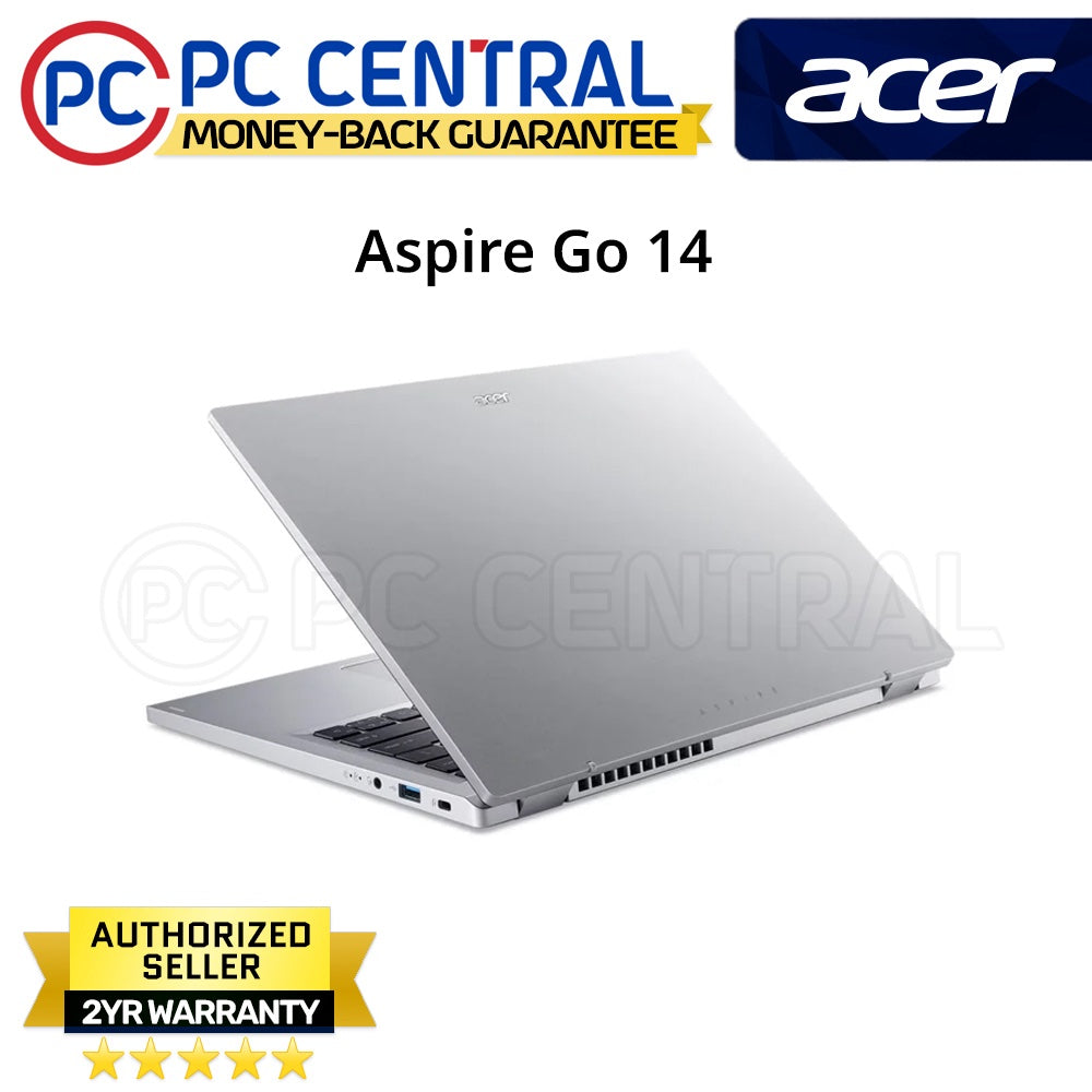 Acer Aspire Go 14 AI AG14-71M-55Q4 - 14in WUXGA IPS | Intel Core Ultra 5 115U | 16GB RAM | 512GB SSD | Intel Graphics | WIN 11 Home | PC Central