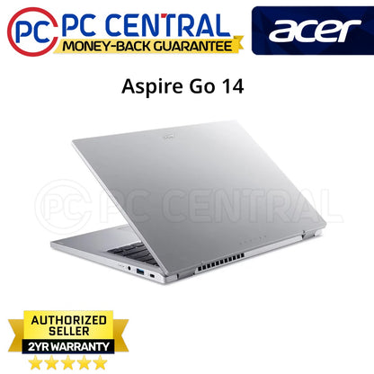 Acer Aspire Go 14 AI AG14-71M-55Q4 - 14in WUXGA IPS | Intel Core Ultra 5 115U | 16GB RAM | 512GB SSD | Intel Graphics | WIN 11 Home | PC Central