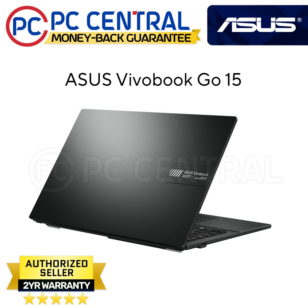 ASUS Vivobook Go 15 (E1504FA-BQ4322WSM) | 15.6" | AMD RYZEN 5 40 | AMD Radeon Graphics | 8GB LPDDR5 | 512GB SSD | WIN11 Home | PC Central